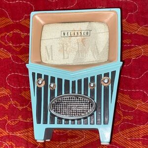 VINTAGE TV TELLY PHOTO FRAME Small Picture Melannco LIGHT BLUE